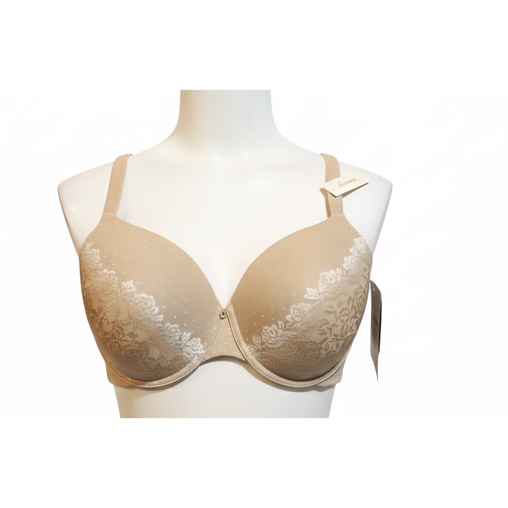Triumph Soft Tan Lace Full Coverage‎ Minimizer Bra 44G